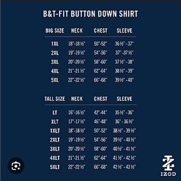 Men's IZOD Big & Tall 2XLT Long Sleeve Multi Plaid Shirt - Picture 8 of 8